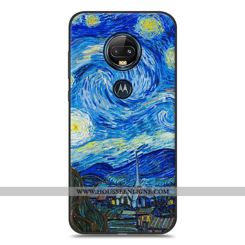 Housse Moto G7 Plus Personnalité Créatif Silicone Fluide Doux Téléphone Portable Charmant Tendance R