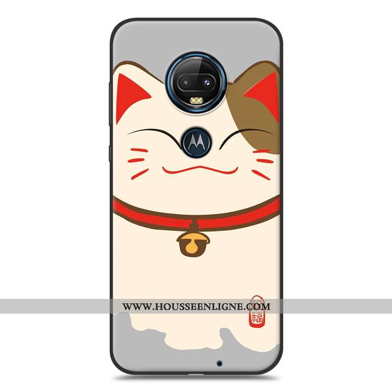 Housse Moto G7 Plus Personnalité Créatif Silicone Fluide Doux Téléphone Portable Charmant Tendance R
