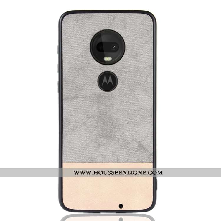 Housse Moto G7 Plus Protection Incassable Tout Compris Téléphone Portable Étui Noir Coque