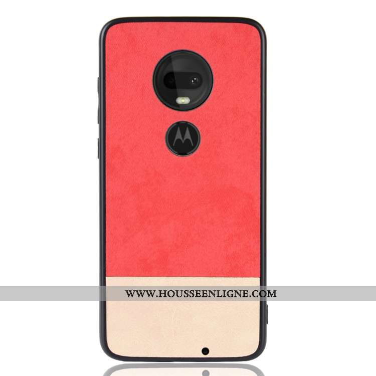 Housse Moto G7 Plus Protection Incassable Tout Compris Téléphone Portable Étui Noir Coque