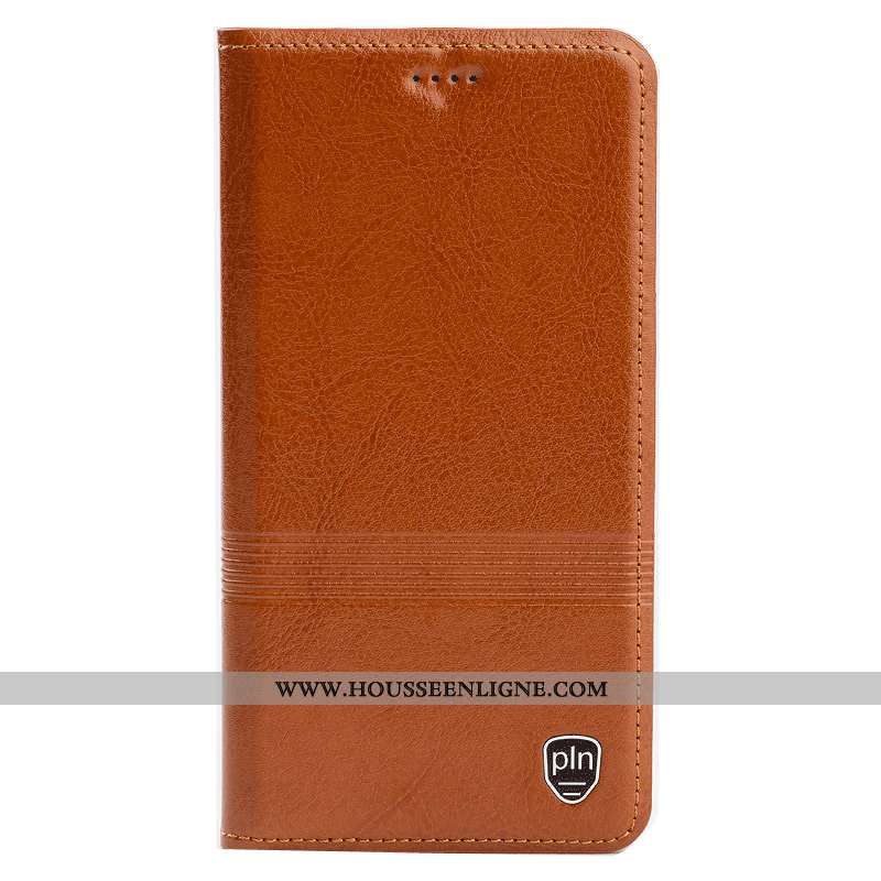 Housse Moto G7 Power Cuir Modèle Fleurie Protection Coque Incassable Tout Compris Étui Marron