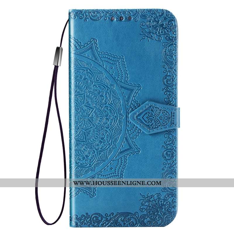 Housse Moto G7 Power Fluide Doux Silicone Bleu Incassable Personnalité Clamshell Protection