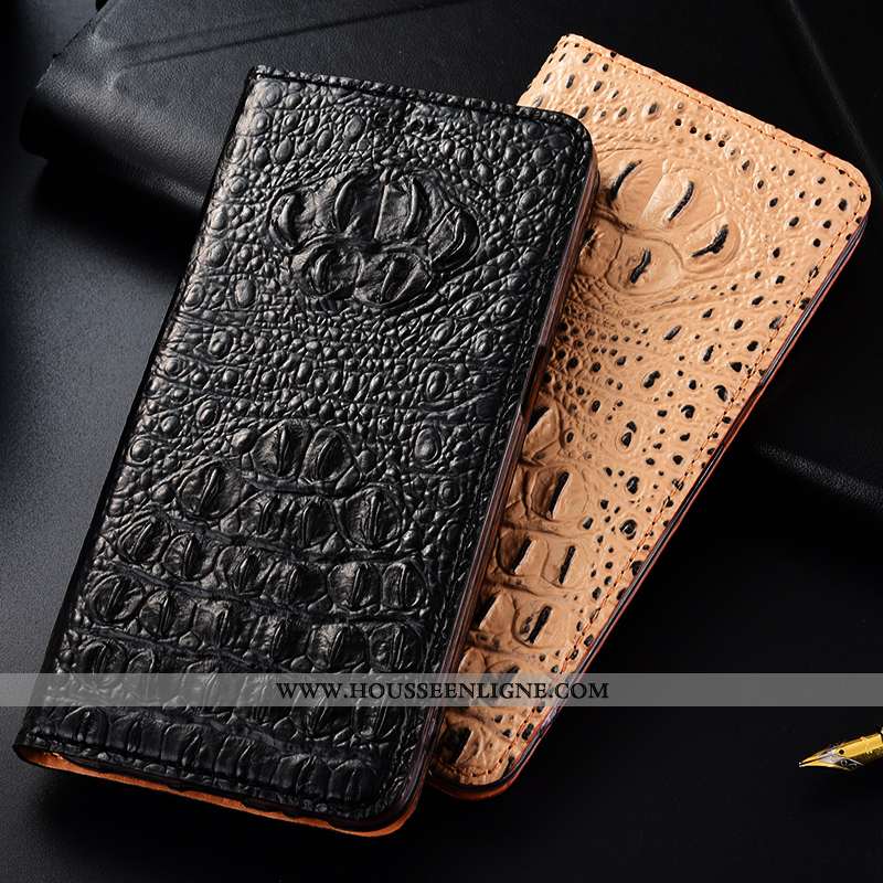 Housse Moto G7 Power Protection Cuir Véritable Crocodile Europe Incassable Étui Téléphone Portable N