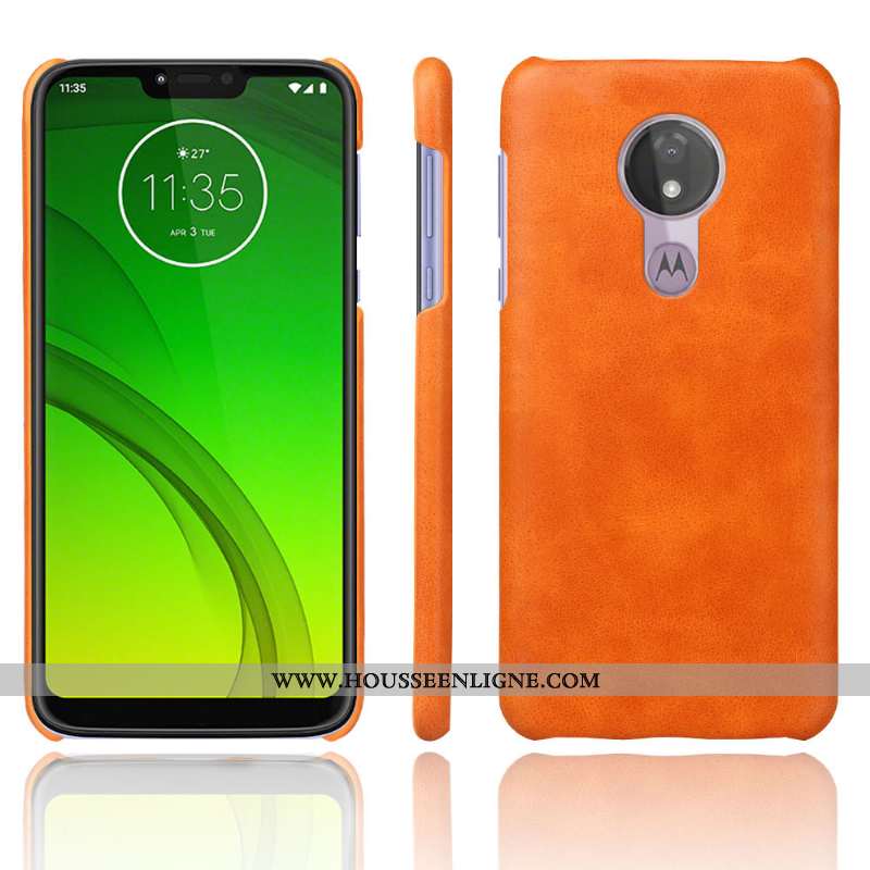 Housse Moto G7 Power Ultra Légère Incassable Coque Simple Gris Étui