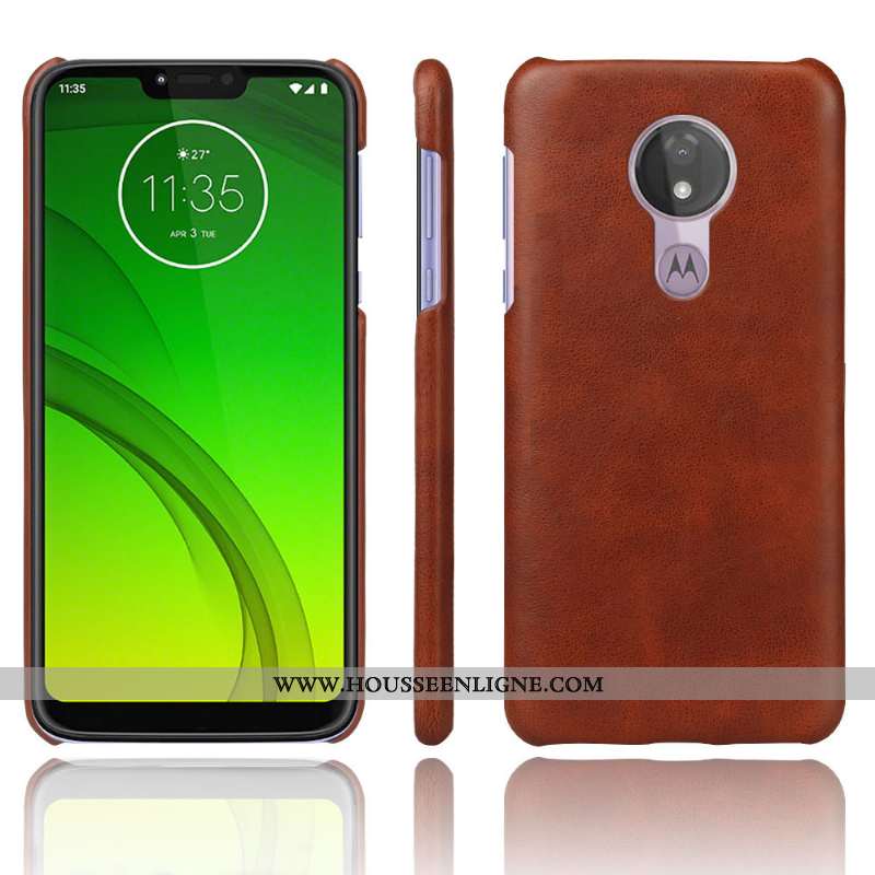 Housse Moto G7 Power Ultra Légère Incassable Coque Simple Gris Étui