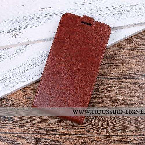 Housse Moto G8 Plus Cuir Protection Clamshell Coque Étui Rouge 2020