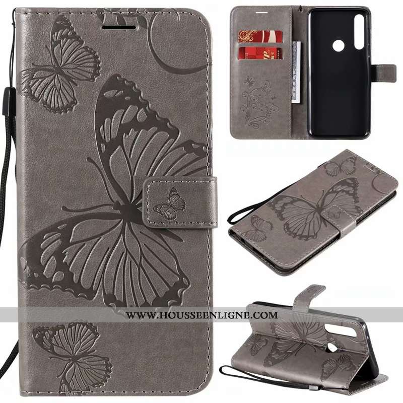 Housse Moto G8 Power Lite Protection Cuir Téléphone Portable Étui Coque Incassable Vert Verte
