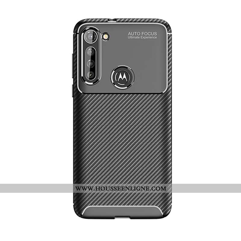 Housse Moto G8 Power Protection Fluide Doux Coque Couleur Unie Étui Téléphone Portable Incassable No