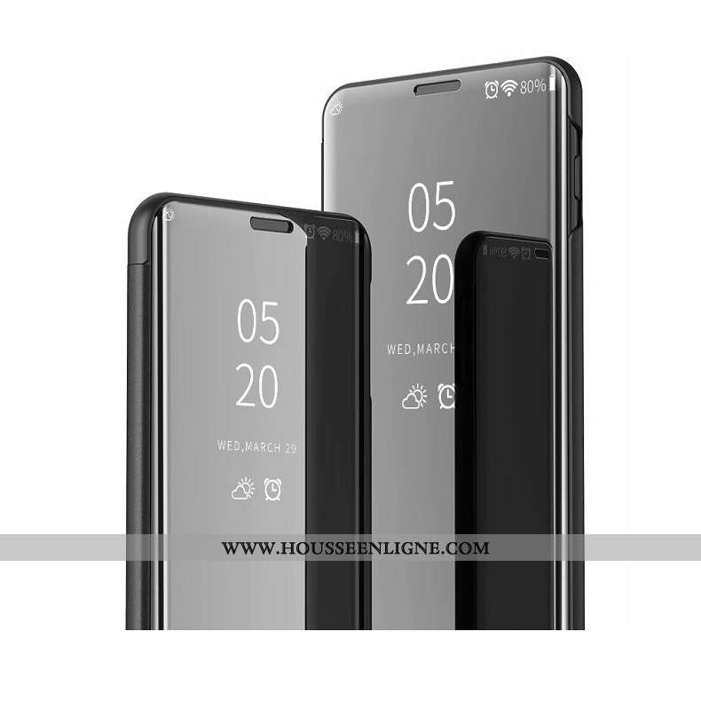 Housse Moto G8 Power Protection Rose Miroir Placage Téléphone Portable Support