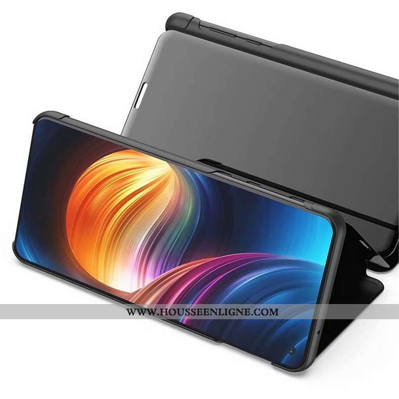 Housse Moto G8 Power Protection Rose Miroir Placage Téléphone Portable Support