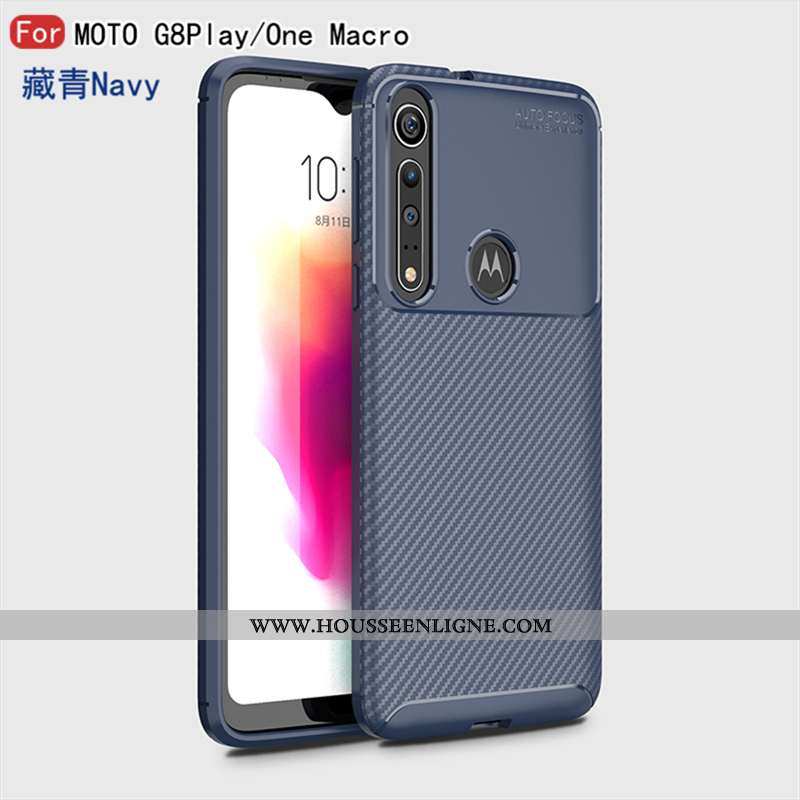 Housse Motorola One Macro Protection Cuir Silicone Tout Compris 2020 Téléphone Portable Fluide Doux 