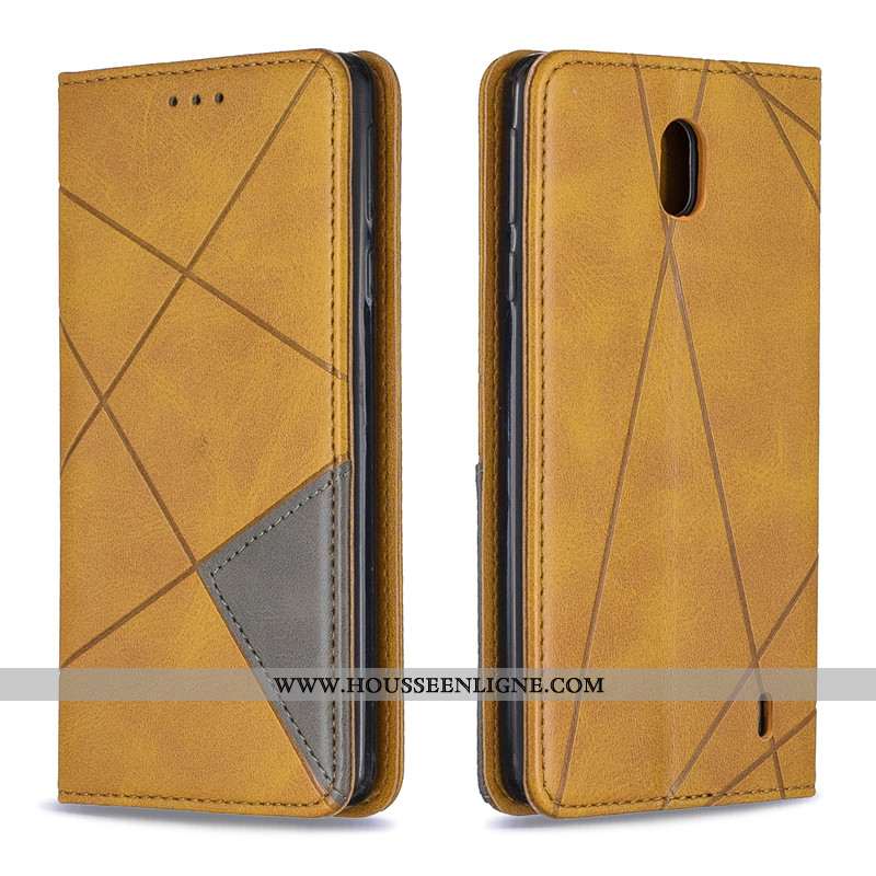 Housse Nokia 1 Plus Protection Ornements Suspendus Téléphone Portable Business Cuir Noir