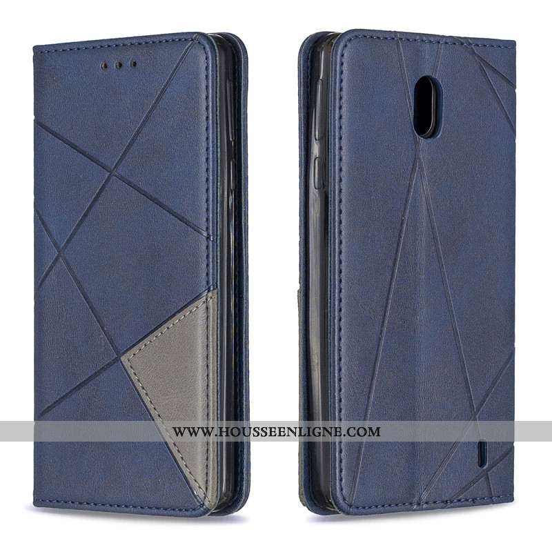 Housse Nokia 1 Plus Protection Ornements Suspendus Téléphone Portable Business Cuir Noir