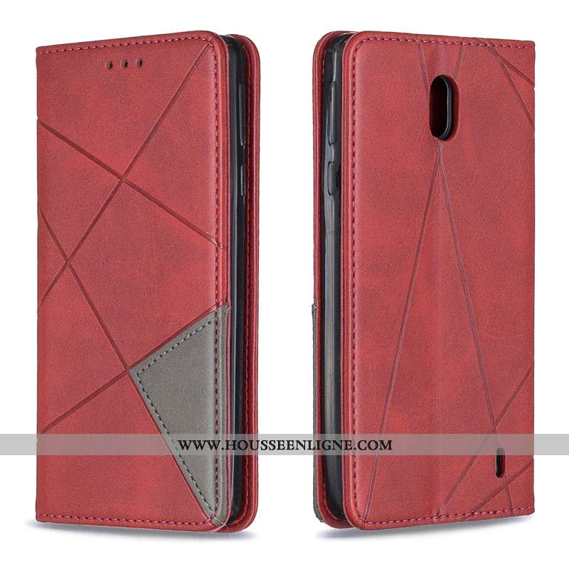 Housse Nokia 1 Plus Protection Ornements Suspendus Téléphone Portable Business Cuir Noir