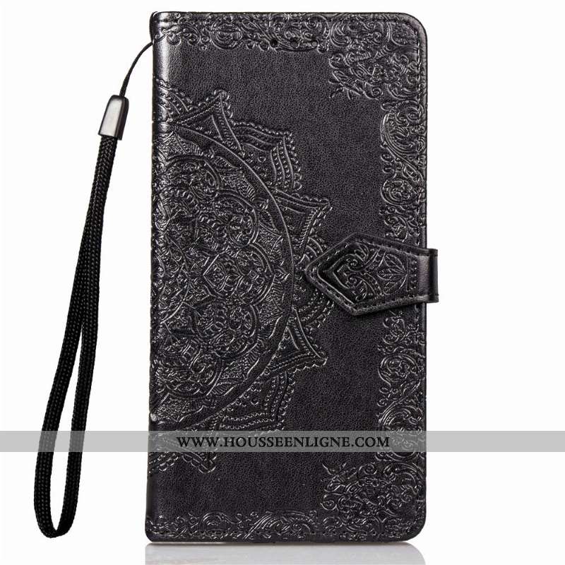 Housse Nokia 2.1 Gaufrage Cuir Incassable Coque Carte Protection Téléphone Portable Verte