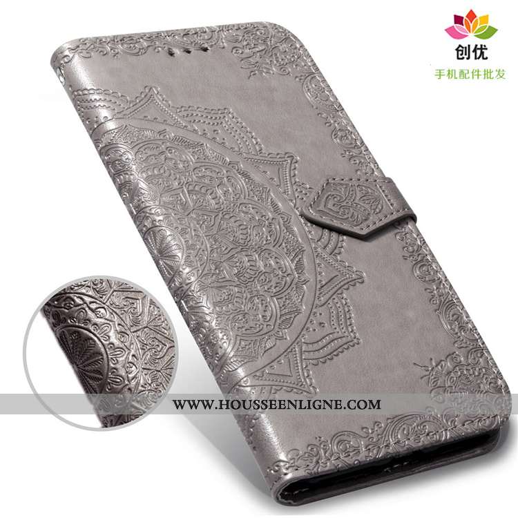 Housse Nokia 2.1 Gaufrage Cuir Incassable Coque Carte Protection Téléphone Portable Verte