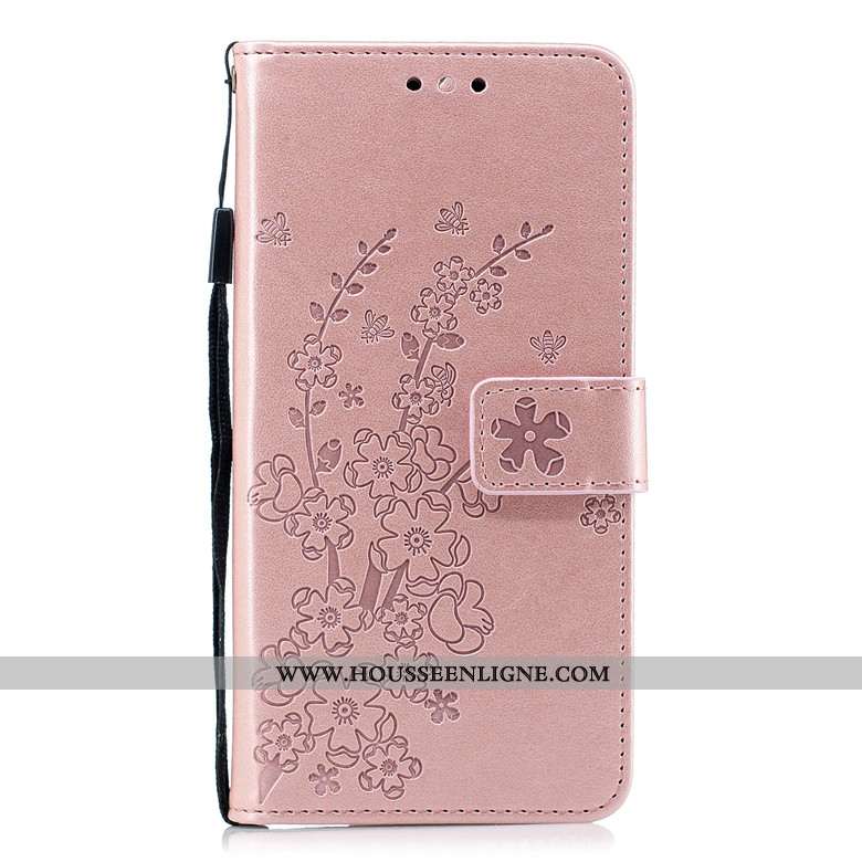 Housse Nokia 2.1 Protection Cuir Rose Clamshell Téléphone Portable Coque Net Rouge