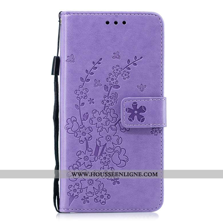 Housse Nokia 2.1 Protection Cuir Rose Clamshell Téléphone Portable Coque Net Rouge