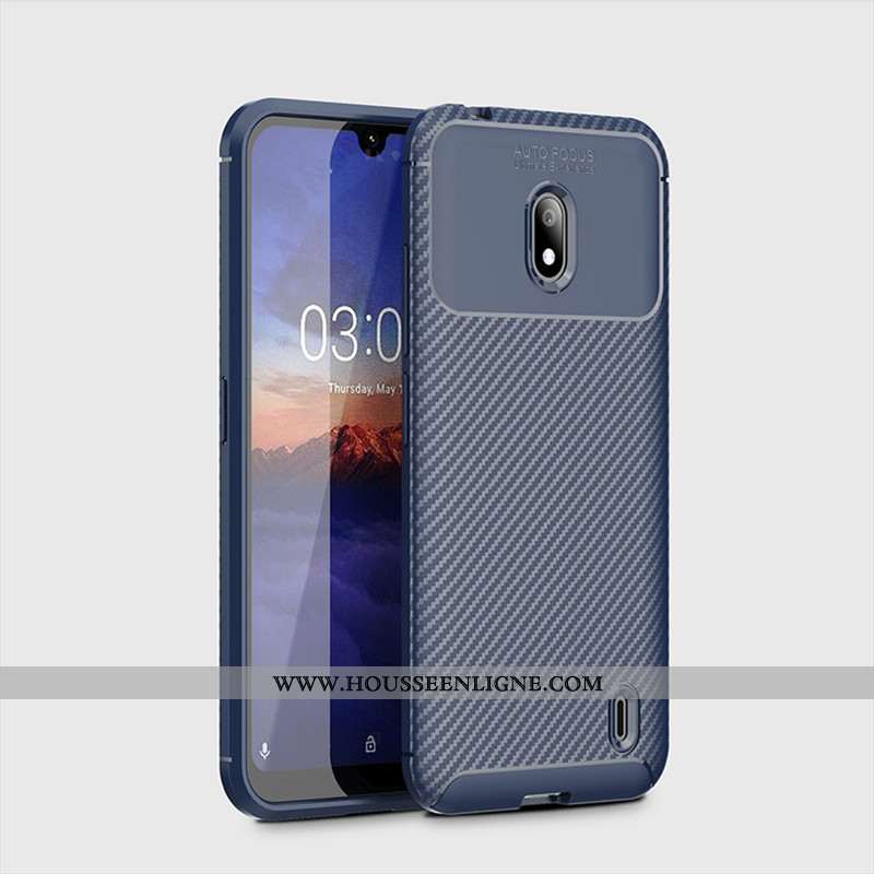 Housse Nokia 2.2 Fluide Doux Protection Délavé En Daim Modèle Fleurie Étui Coque Téléphone Portable 