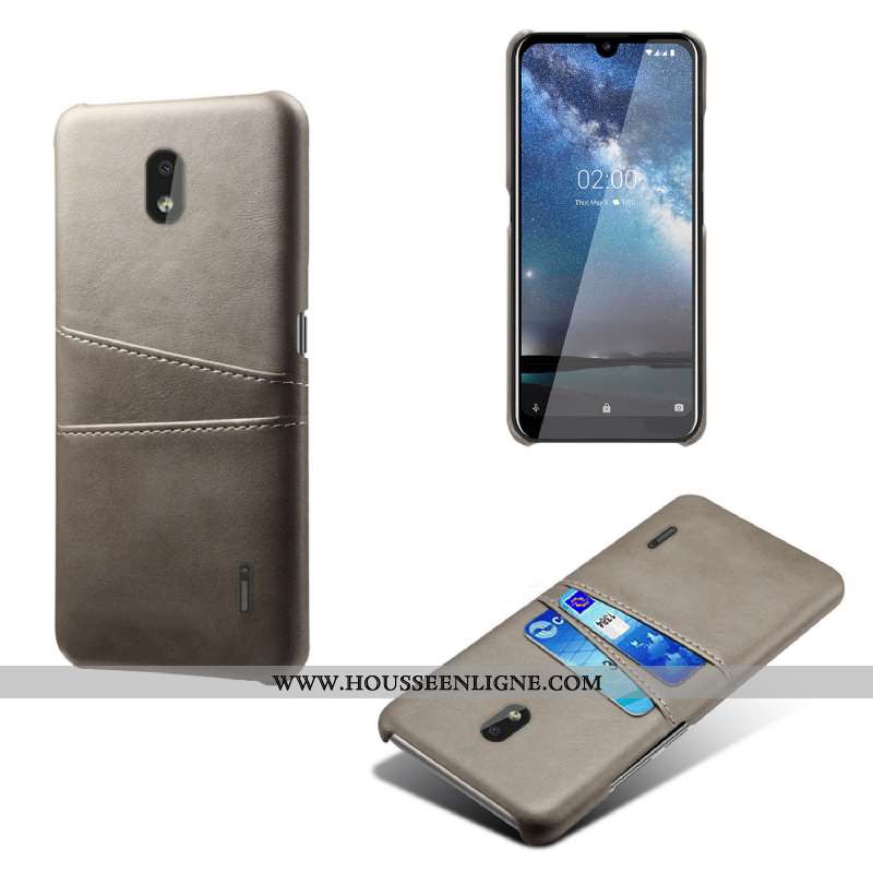 Housse Nokia 2.2 Tendance Cuir Qualité Carte Rose Téléphone Portable Coque