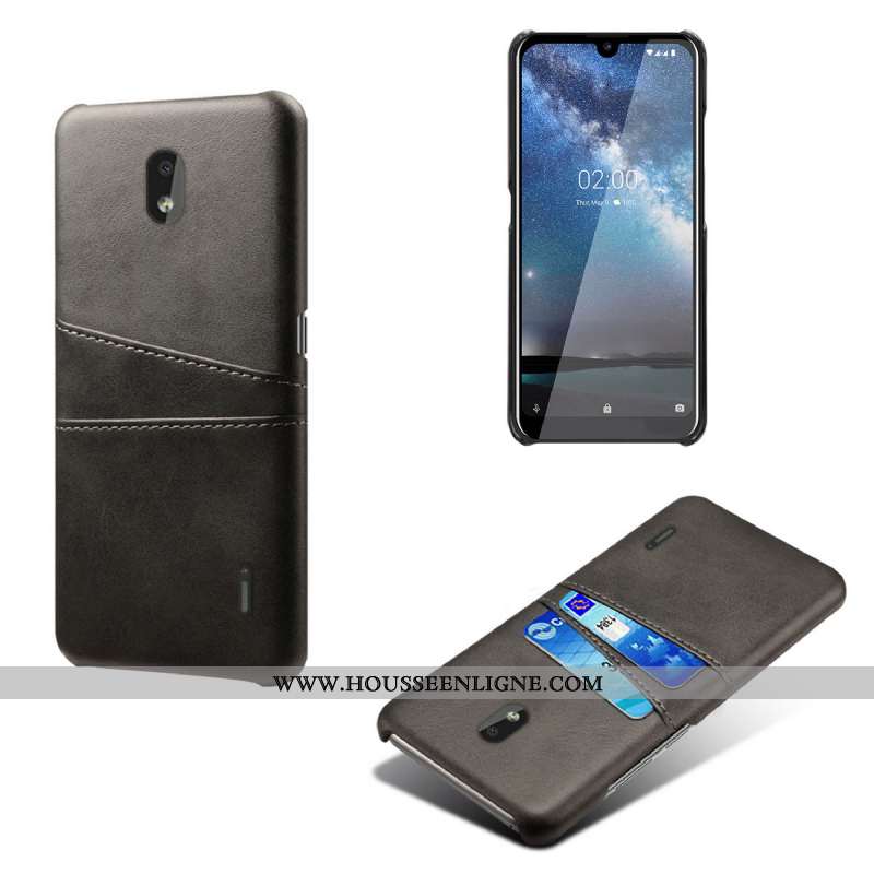 Housse Nokia 2.2 Tendance Cuir Qualité Carte Rose Téléphone Portable Coque