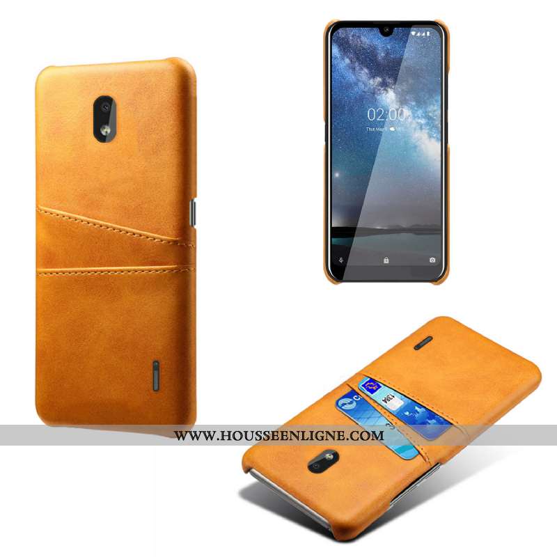 Housse Nokia 2.2 Tendance Cuir Qualité Carte Rose Téléphone Portable Coque