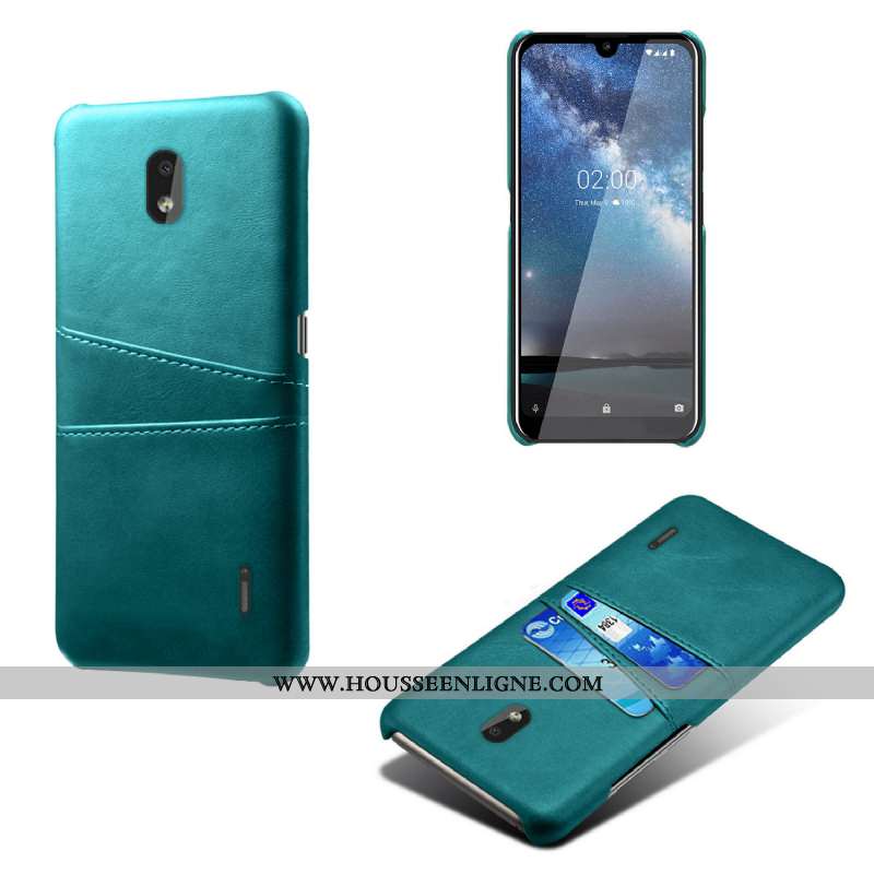 Housse Nokia 2.2 Tendance Cuir Qualité Carte Rose Téléphone Portable Coque