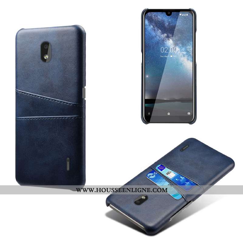 Housse Nokia 2.2 Tendance Cuir Qualité Carte Rose Téléphone Portable Coque