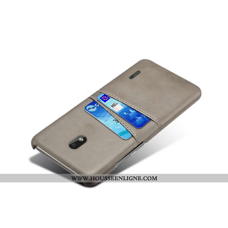 Housse Nokia 2.2 Tendance Cuir Qualité Carte Rose Téléphone Portable Coque
