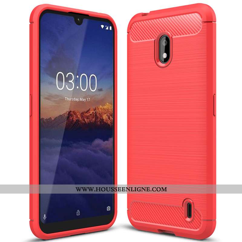 Housse Nokia 2.2 Tendance Fluide Doux Rouge Protection Nouveau Téléphone Portable Simple