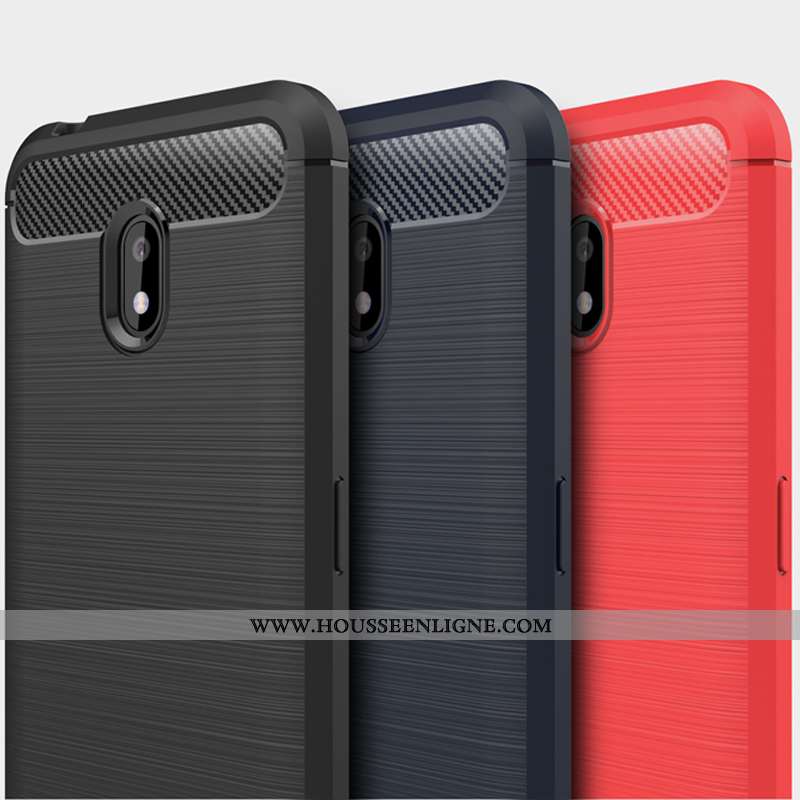Housse Nokia 2.2 Tendance Fluide Doux Rouge Protection Nouveau Téléphone Portable Simple