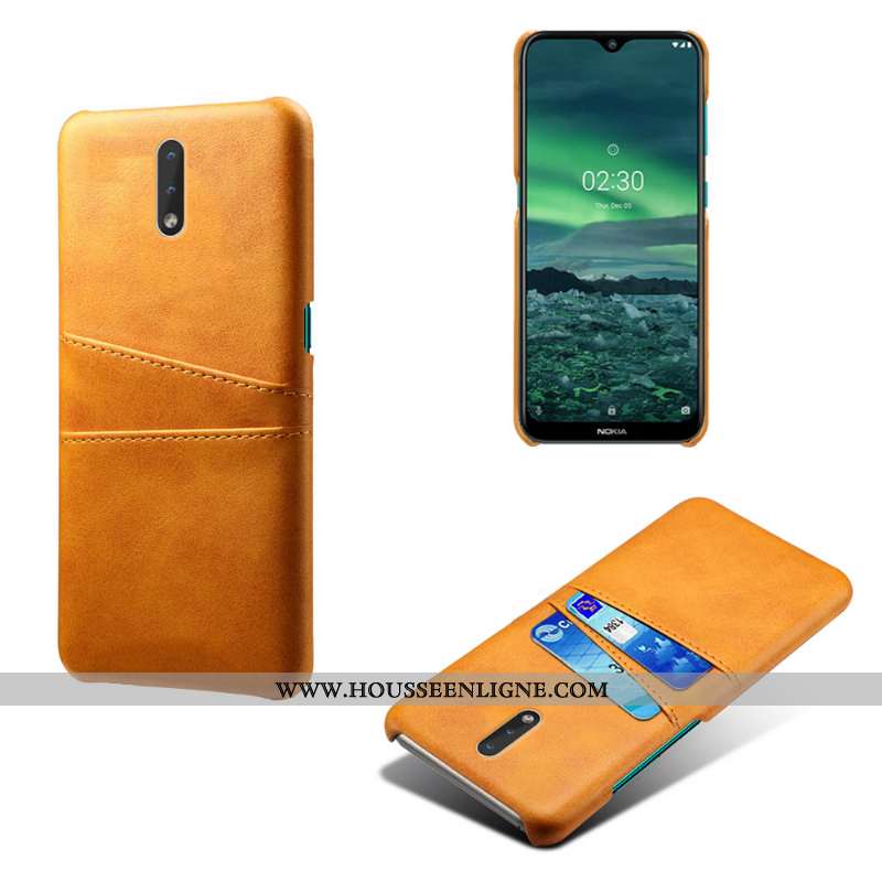 Housse Nokia 2.3 Cuir Protection Étui Légères Difficile Légère Jaune