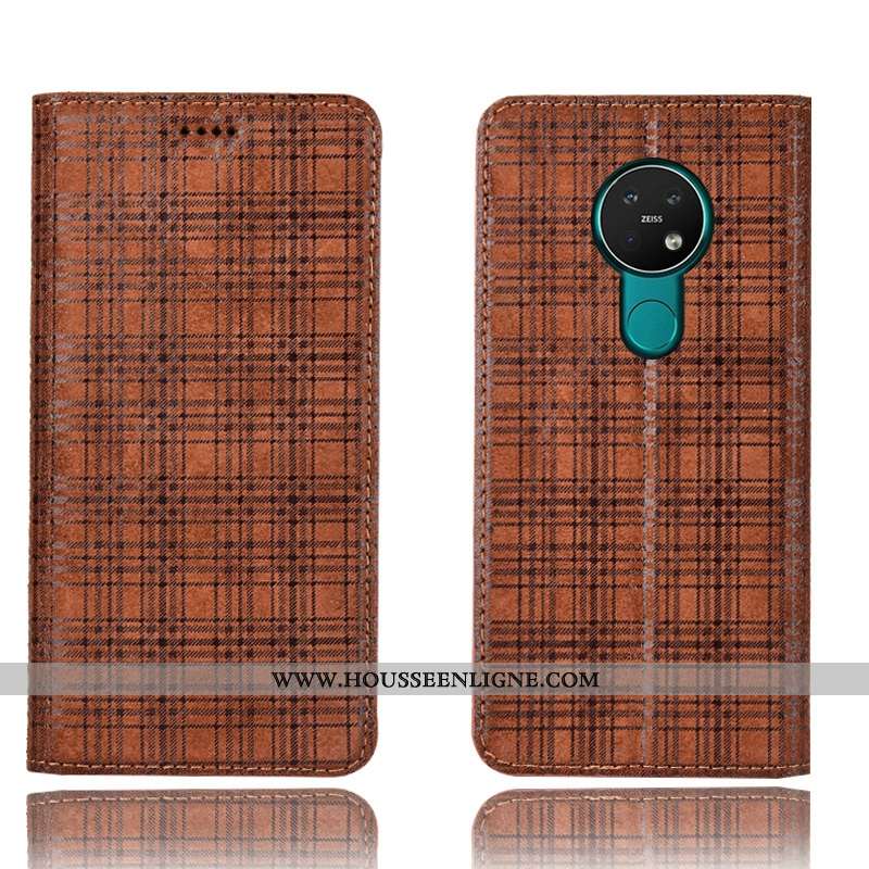 Housse Nokia 2.3 Cuir Véritable Protection Étui Gris Téléphone Portable Tout Compris Incassable