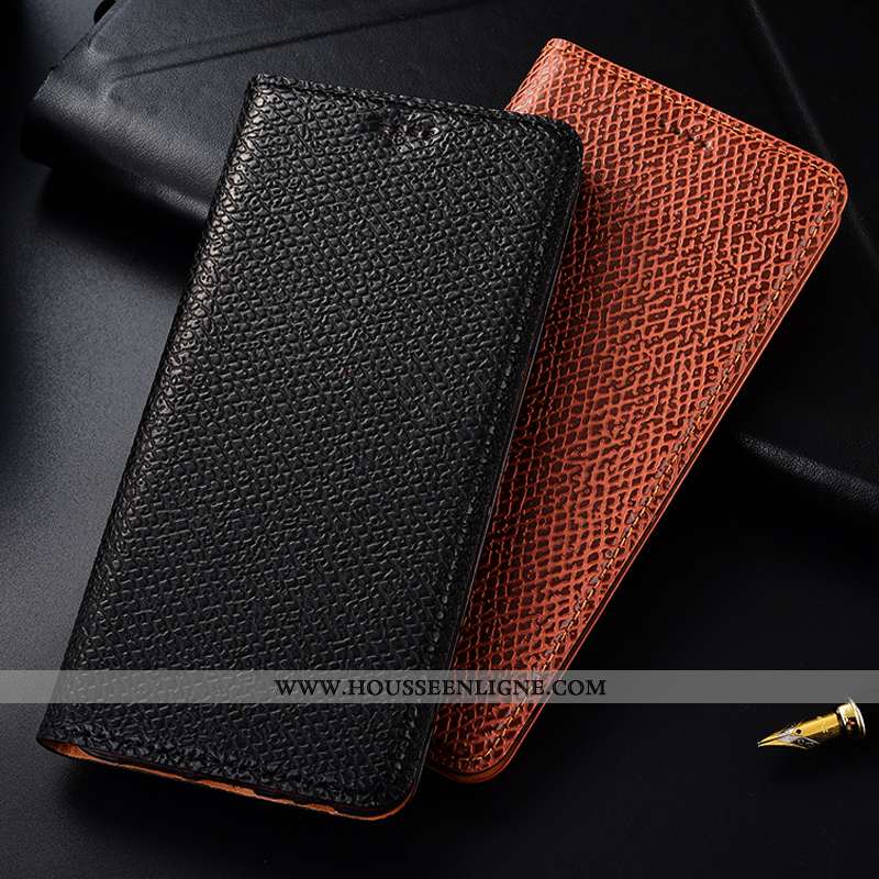 Housse Nokia 2.3 Protection Cuir Véritable Tout Compris Mesh Marron Modèle Fleurie