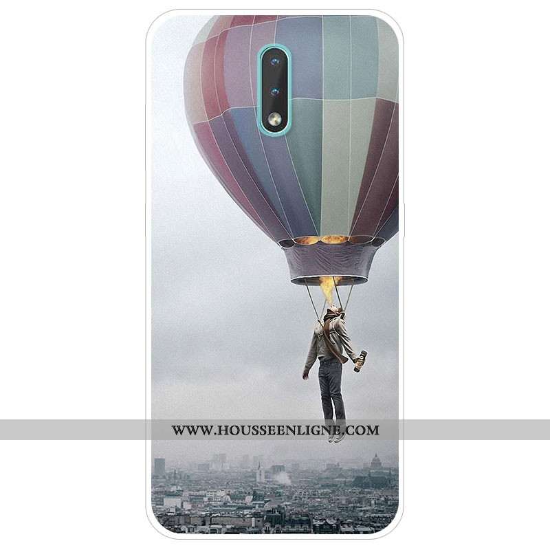 Housse Nokia 2.3 Silicone Protection Téléphone Portable Tendance Étui Gris Coque