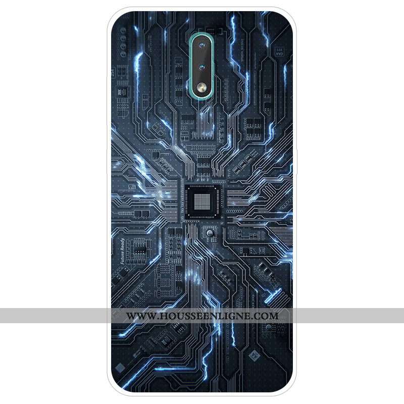 Housse Nokia 2.3 Silicone Protection Téléphone Portable Tendance Étui Gris Coque