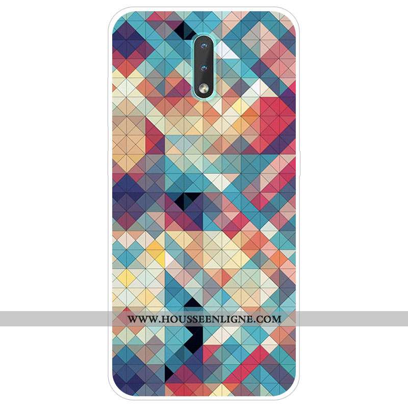 Housse Nokia 2.3 Silicone Protection Téléphone Portable Tendance Étui Gris Coque