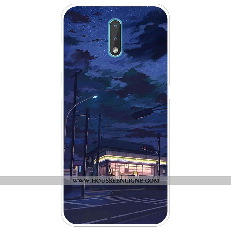 Housse Nokia 2.3 Silicone Protection Téléphone Portable Tendance Étui Gris Coque