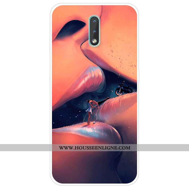 Housse Nokia 2.3 Silicone Protection Téléphone Portable Tendance Étui Gris Coque
