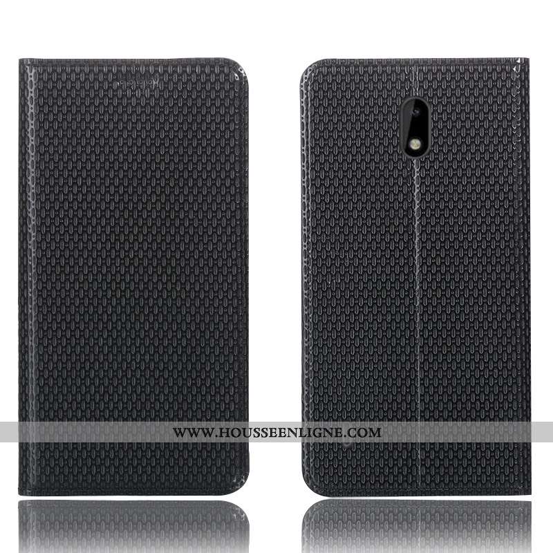 Housse Nokia 3.1 Modèle Fleurie Protection Étui Téléphone Portable Coque Incassable Marron