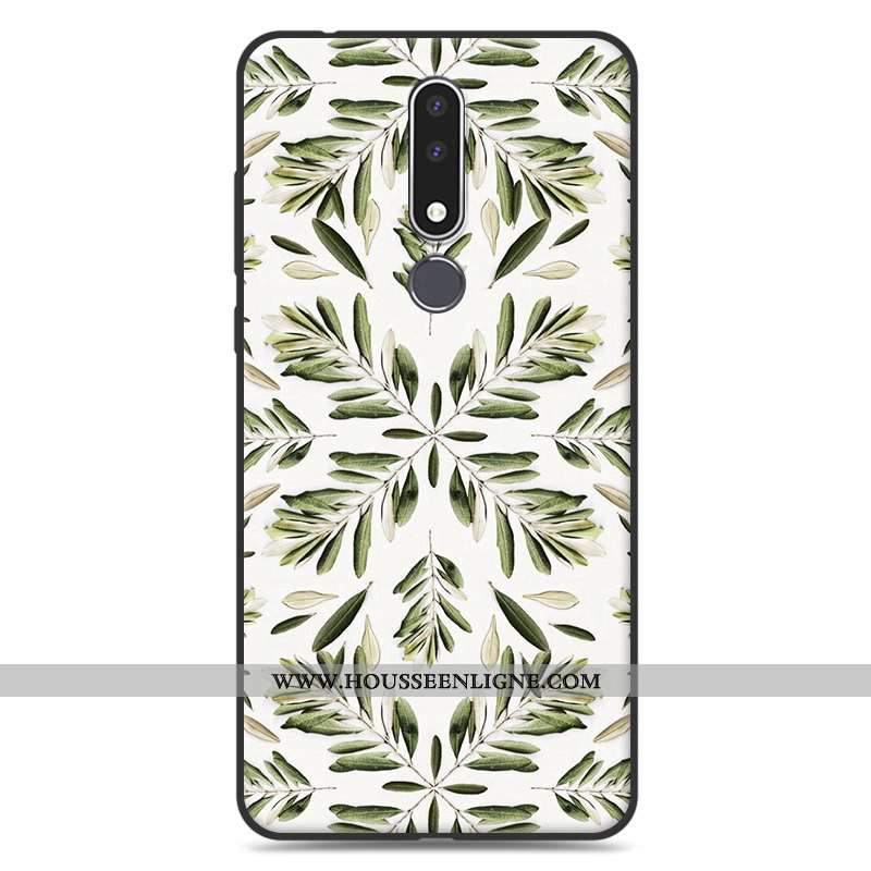 Housse Nokia 3.1 Plus Fluide Doux Silicone Bleu Incassable Dessin Animé Protection Étui