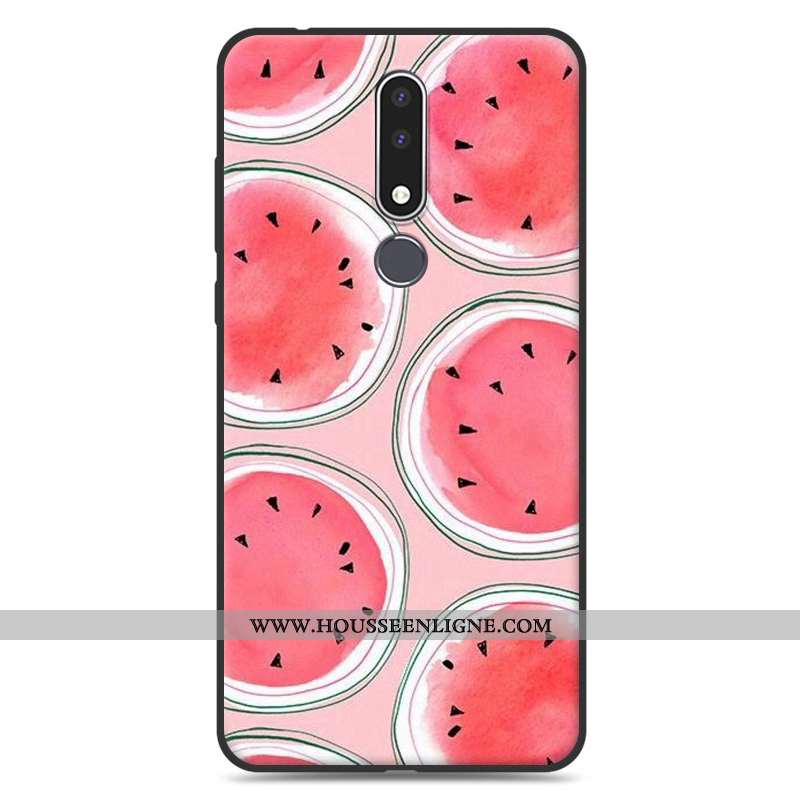 Housse Nokia 3.1 Plus Fluide Doux Silicone Bleu Incassable Dessin Animé Protection Étui