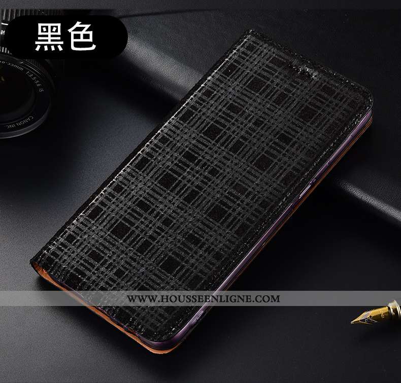 Housse Nokia 3.1 Plus Protection Cuir Véritable Étui Velours Téléphone Portable Gris Tout Compris