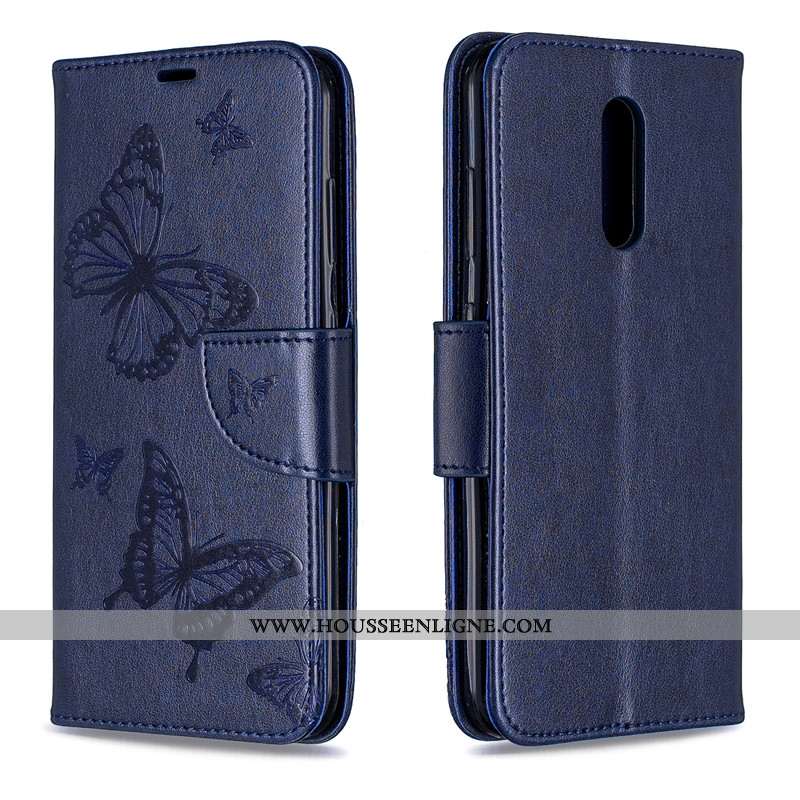 Housse Nokia 3.2 Ornements Suspendus Gaufrage Étui Cuir En Relief Téléphone Portable Rouge