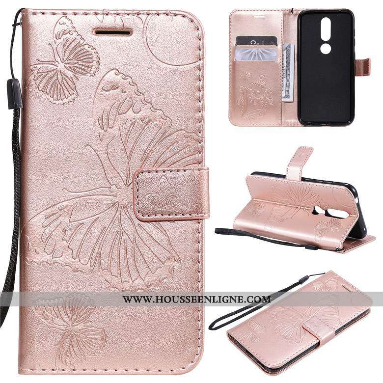 Housse Nokia 3.2 Protection Cuir Étui Jaune Téléphone Portable Fluide Doux Coque