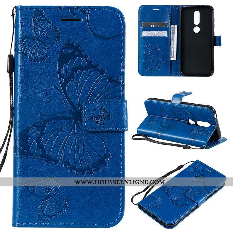 Housse Nokia 3.2 Protection Cuir Étui Jaune Téléphone Portable Fluide Doux Coque