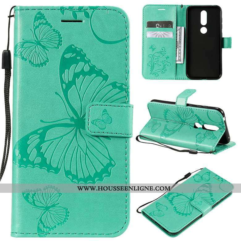 Housse Nokia 3.2 Protection Cuir Étui Jaune Téléphone Portable Fluide Doux Coque