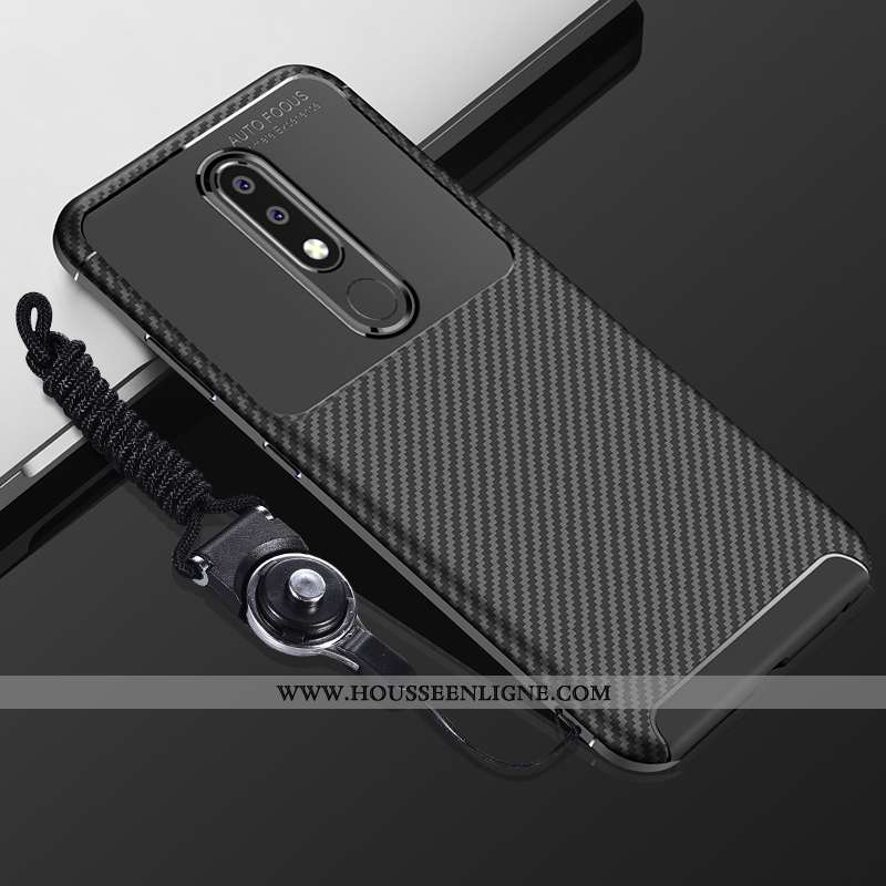 Housse Nokia 5.1 Plus Fluide Doux Silicone Coque Tout Compris Incassable Étui Téléphone Portable Mar