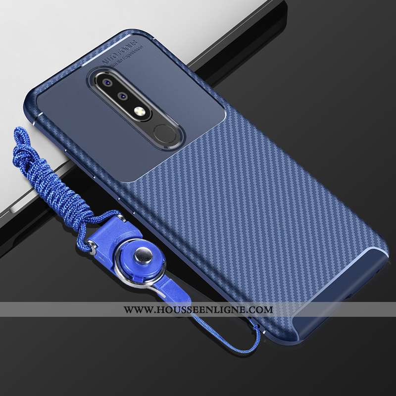 Housse Nokia 5.1 Plus Fluide Doux Silicone Coque Tout Compris Incassable Étui Téléphone Portable Mar