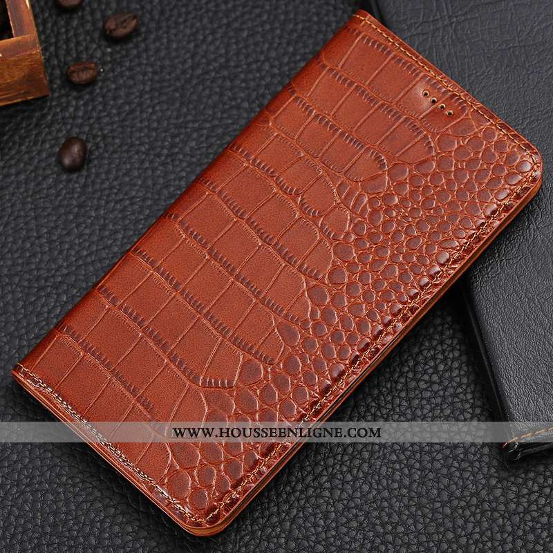 Housse Nokia 5.1 Plus Protection Cuir Véritable Rouge Étui Cuir Nouveau Clamshell